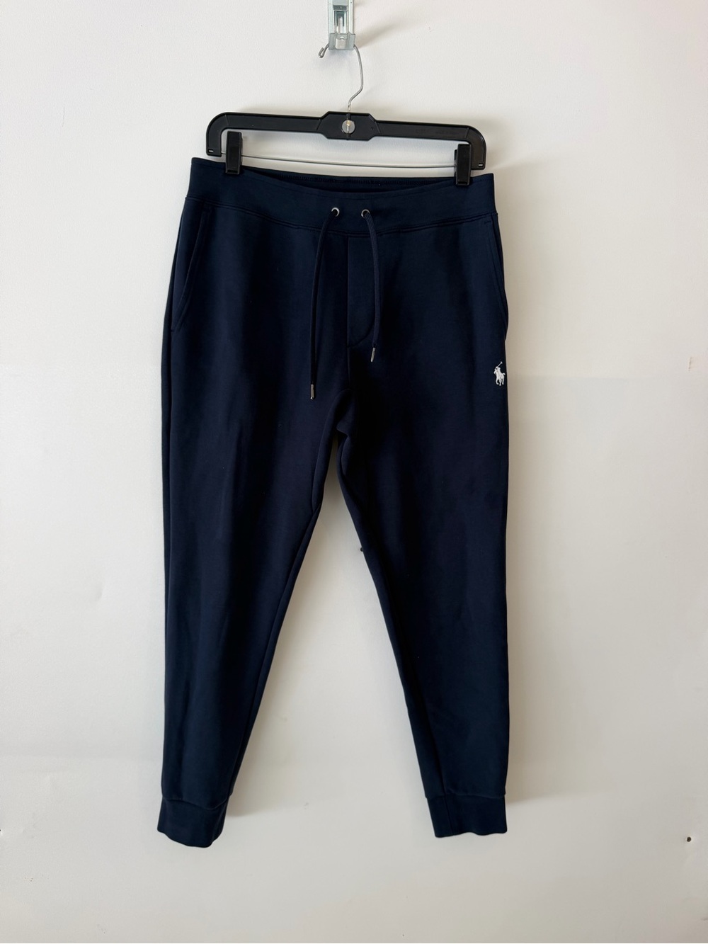 Polo Ralph Lauren Double Knit Jogger Sweatpants Men’s Small Navy Blue